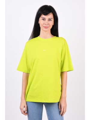 Tricou Dama Jjxx Jxandrea Loose Every Logo Lime Punch